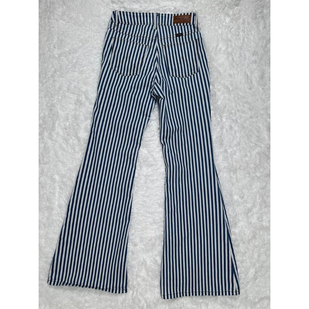 Wrangler Womens Blue and White Jeans - Picture 2 of 4